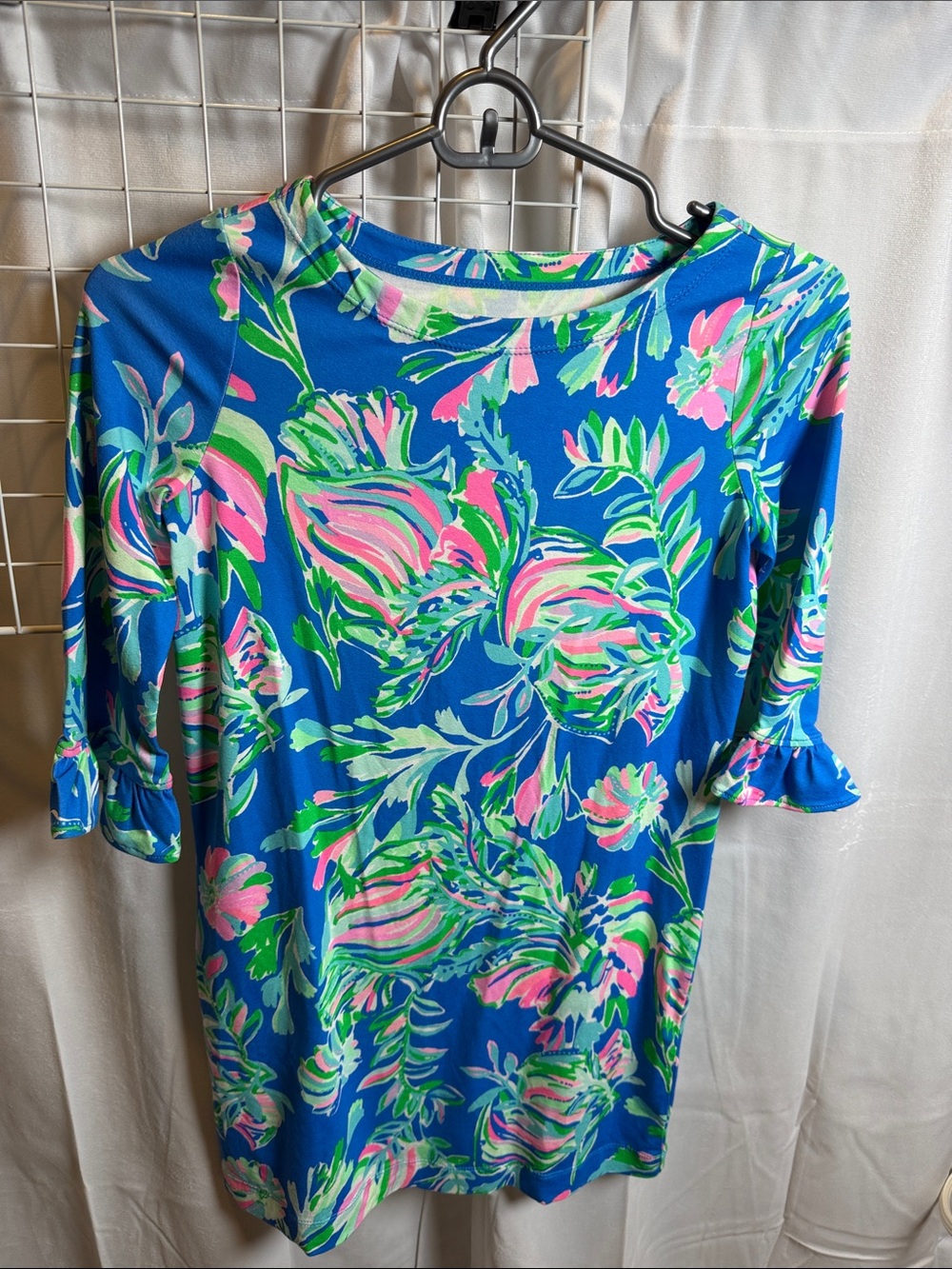 Lilly Pulitzer girls dress with Ruffle Sleeves